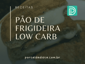 Receitas Low Carb - Pão de frigideira