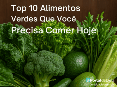 Alimentos verdes para saúde