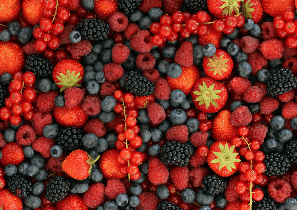 alimentos anti-inflamatórios - frutas vermelhas