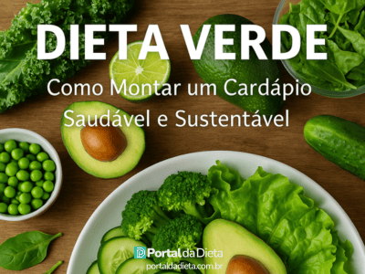Dieta com alimentos verdes